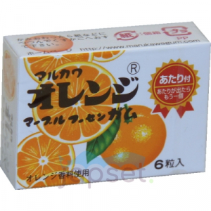 Marukawa Резинка жевательная, Апельсин, 6 шариков, 8,1 гр