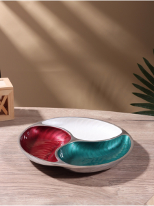 Менажница «Триколор», 28?28?4 см, алюминий