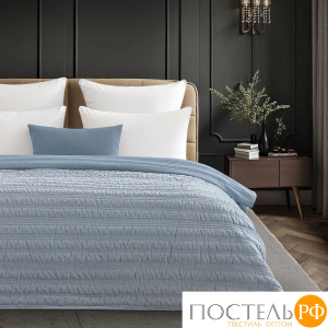 PRIME PRIVE МИС голуб. Покрывало 240х260, 1 пр., 100% полиэстер