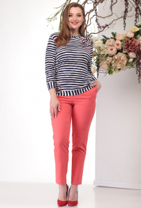 Комплект Michel Chic 1182 коралл полоска