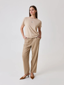 Брюки кэррот со стрелками