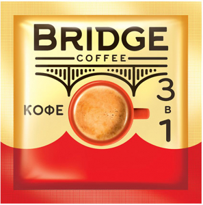 «Bridge Coffee», напиток кофейный 3 в 1, 20г (упаковка 40шт.)