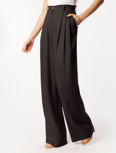 Свободные брюки изо льна с вискозой