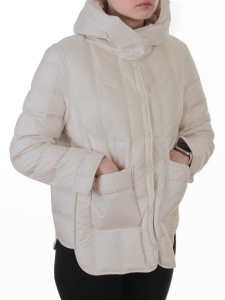 8819 MILK Куртка пуховая облегченная женская (утиный пух)