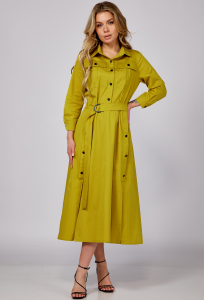 Платье Verita 2274 горчичный
