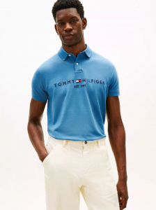 Embroidered Tommy Logo Polo