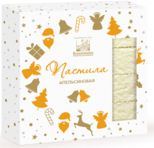 НГ Пастила апельсиновая, 150г (12шт/кор)