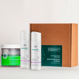 Косметический набор для волос Восстановление и объем, 3 предмета