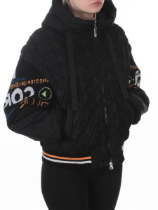 705 BLACK Куртка демисезонная женская (100 гр. синтепон)