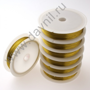 Проволока 0,5 мм 30 м 10 шт. латунная 10 шт