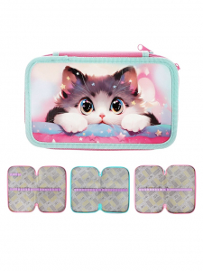 Пенал 3 секции, 125 х 205 х 55 мм, Calligrata 30П26/3 