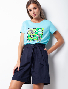 Шорты бермуды из 100% хлопкового твила