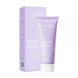 Пенка для умывания с экстрактом винограда Sadoer Grape Seeds Gentle Cleanser, 100 гр.
