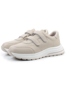 03-YH516-2 DK. BEIGE Кроссовки женские (натуральная кожа)
