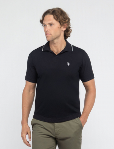 WHITE LABEL SLUB PIQUE POLO SHIRT