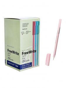 Ручка шариковая BrunoVisconti FreeWrite Zefir, 0.7мм, стерж/син МИКС