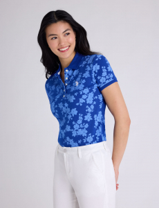 FLORAL PRINT POLO SHIRT