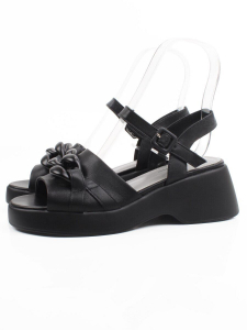 08-XL693-1 BLACK Босоножки женские (натуральная кожа)