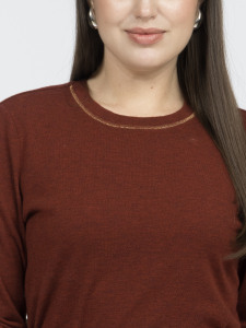 Лонгслив из мягкого трикотажа с шерстью