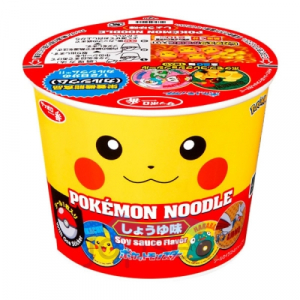 Sanyo Foods Лапша ПОКЕМОН с Креветками и соевым соусом, для детей, Саньо, 38 гр