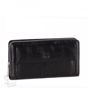 Клатч мужской кожаный 3083H black Heanbag в Новосибирске