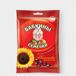 «Бабкины семечки», семечки отборные, жареные, 190 г