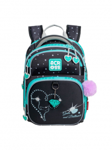 Рюкзак школьный 35?26?14 см, эргономичная спинка, Across 178