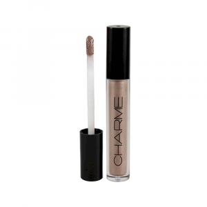 Тени для век жидкие Metallic CHARME коричневый 201 какао со льдом сияющий эффект