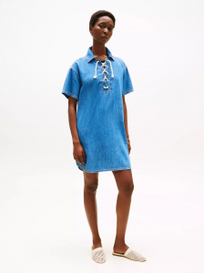 Short-Sleeve Pullover Dress