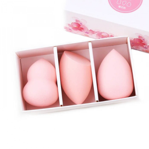 Набор из 3 спонжей для макияжа Zoreya - розовый