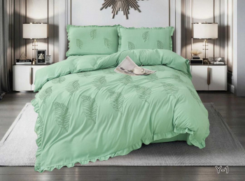 КПБ EFOR SATIN с одеялом с вышивкой 