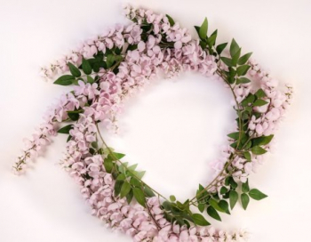 Искусственные цветы, Гирлянда лиана глициния 185 см (1010237)