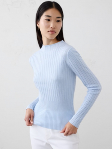 Merino Wool Ribbed Sweater