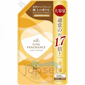 FaFa Fine Fragrance Beaute Кондиционер для белья, с ароматом свежей зелени, персика, магнолии, сандалового дерева и кедра, мягкая упаковка, 840 мл
