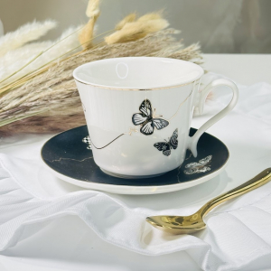 133-095 Кофейный набор 12пр, 100 мл .Butterfly в под.уп.(х12)Фарфор