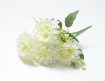 Искусственные цветы, Ветка в букете георгин 5 голов (1010237)