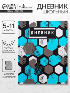 Дневник школьный для 5-11 классов, «Абстракция», твёрдая обложка 7БЦ, матовая ламинация, 48 листов