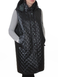 802 DK. GREEN Жилет утепленный женский (50 гр. синтепон)