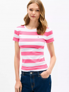 Rugby Stripe Crewneck T-Shirt