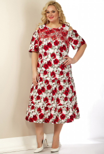 Платье AIRA STYLE 967 розы