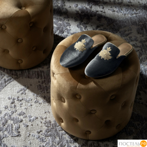 TOGAS ЭСФИРА сер.-син. Женские тапочки размер 36-37