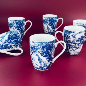 133-431 Набор из 6 кружек 310мл в под.уп.(х6)Фарфор