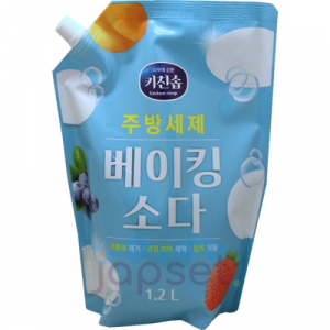 Kitchen Soap Baking Soda Жидкость для мытья посуды, мягкая упаковка, 1,2 л