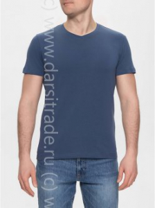 Футболка мужская 16С6500 V-Neck T-Shirt Conte Дроп