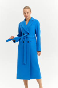 Пальто женское демисезонное 26102 (электрик)