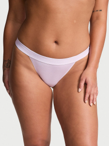 Logo Cotton Tanga Panty