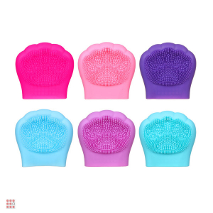 Щеточка для умывания, силикон, 7,5х7,5см