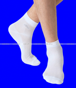 ЮстаТекс носки мужские укороченные спортивные 1с19 сетка белые