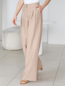 Брюки-палаццо из плотного лиоцелла