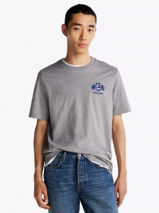 Embroidered Flag Crest T-Shirt